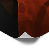 Ascending Ladder to Light Eagle Freedom Symbolic Poster (Ecke)