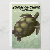 Asceninsee Schildkröte Briefpapier (Vorne/Hinten)