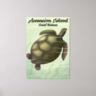 Asceninsee Schildkröte Leinwanddruck