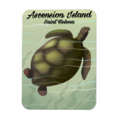 Asceninsee Schildkröte Magnet (Vertikal)