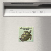 Asceninsee Schildkröte Magnet (In Situ (Geschirrspüler))