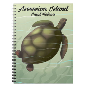 Asceninsee Schildkröte Notizblock