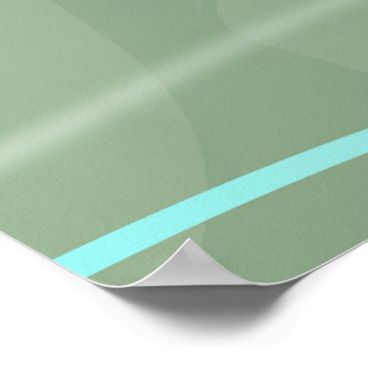 Asceninsee Schildkröte Poster (Ecke)