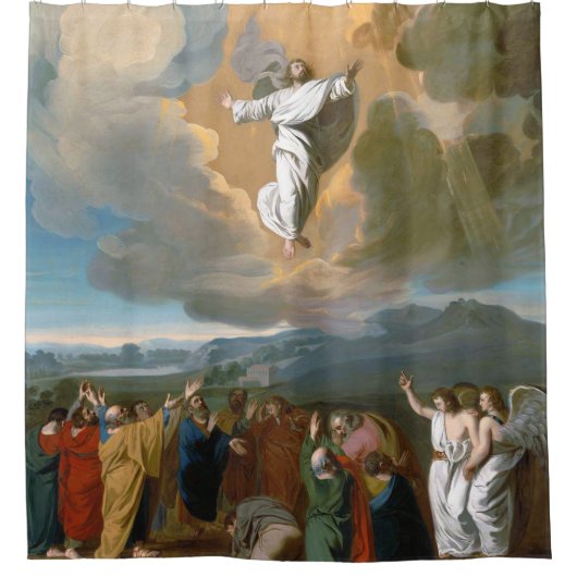 Ascension Of Jesus Chrisist Duschvorhang (Vorderseite)