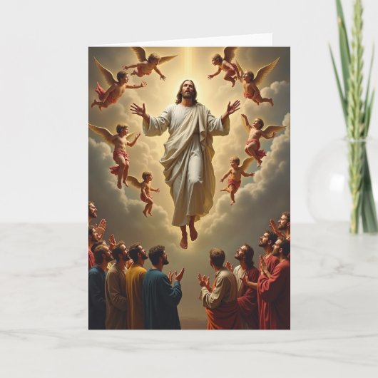 Ascension Scene Greeting Card Karte (Vorderseite)