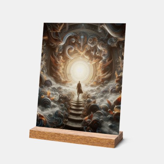 Ascension to the Light Acrylschild (Winkel)