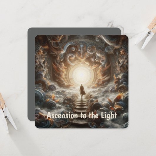 Ascension to the Light Karte (Vorderseite/Rückseite Beispiel)