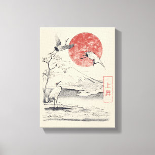 Ascension - Traditionelles japanisches Streetwear- Leinwanddruck