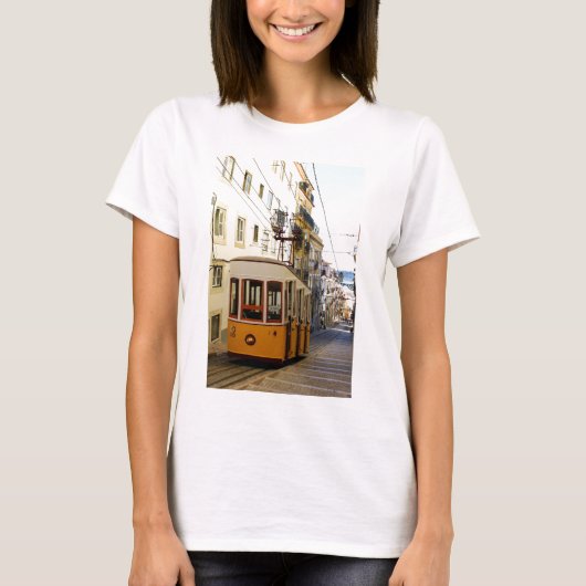 Ascensor des Kanals, des Lissabons, des Portugals, T-Shirt (Vorderseite)