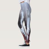 Asch zu Malvenfarben Leggings (Links)