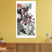 Asche auf Asche 926 Leinwanddruck (Insitu (Wohnzimmer))