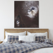 Asche färbt sich auf Russlands Shiveluch-VulkanÃ Â Leinwanddruck (Insitu (Schlafzimmer))