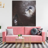 Asche färbt sich auf Russlands Shiveluch-VulkanÃ Â Leinwanddruck (Insitu (Wohnzimmer))