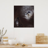 Asche färbt sich auf Russlands Shiveluch-Vulkanà  Poster (Küche)