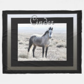 Asche Fleecedecke (Vorderseite (Horizontal))