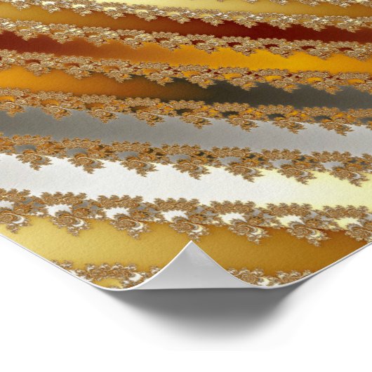 Asche - Fraktal Poster (Ecke)