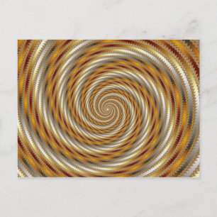 Asche - Fraktal Postkarte