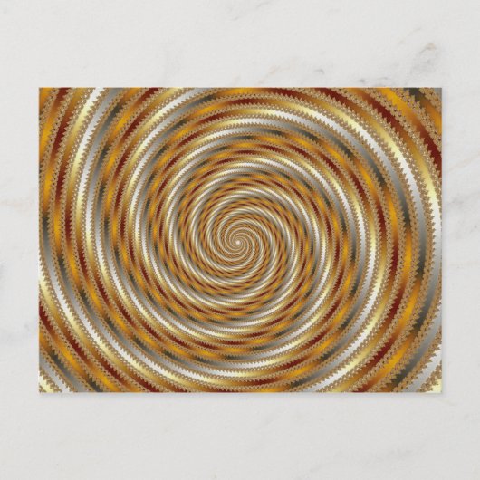 Asche - Fraktal Postkarte (Vorderseite)