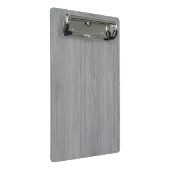 Asche Grau-Bambuswein-Schau Mini Klemmbrett (Schrägansicht)