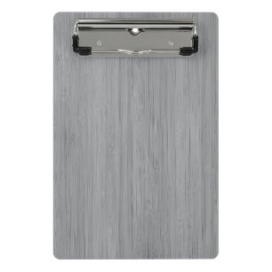 Asche Grau-Bambuswein-Schau Mini Klemmbrett