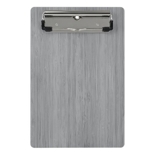 Asche Grau-Bambuswein-Schau Mini Klemmbrett (Vorderseite)