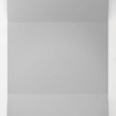 Asche Grau, Cloud, Baumwollsamen, Dreifach Gefaltete Karte (Innenseite Mitte)