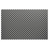 Asche Grau und Schwarzes Schachbrett Muster Textil Stoff (Yard (91,4 cm))
