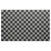 Asche Grau und Schwarzes Schachbrett Muster Textil Stoff (Fat Quarter (45,7 x 55,9 cm))