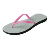 Asche grau (Vollfarbe) Badesandalen (Schrägansicht)