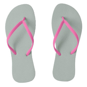 Asche grau (Vollfarbe) Badesandalen