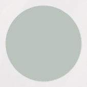 Asche grau (Vollfarbe) Etiketten (Design 1)