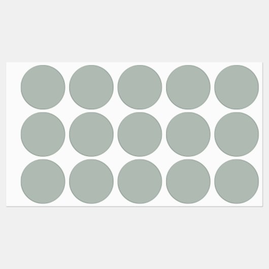 Asche grau (Vollfarbe) Etiketten (Blatt)
