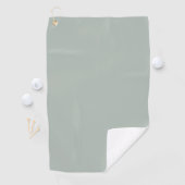 Asche grau (Vollfarbe) Golfhandtuch (Insitu)