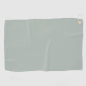 Asche grau (Vollfarbe) Golfhandtuch (Horizontal)