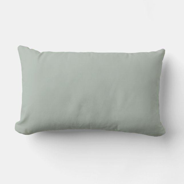Asche grau (Vollfarbe) Lendenkissen (Vorderseite)