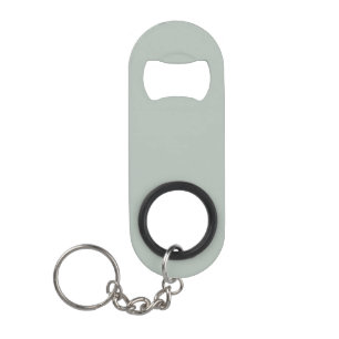 Asche grau (Vollfarbe) Mini Flaschenöffner
