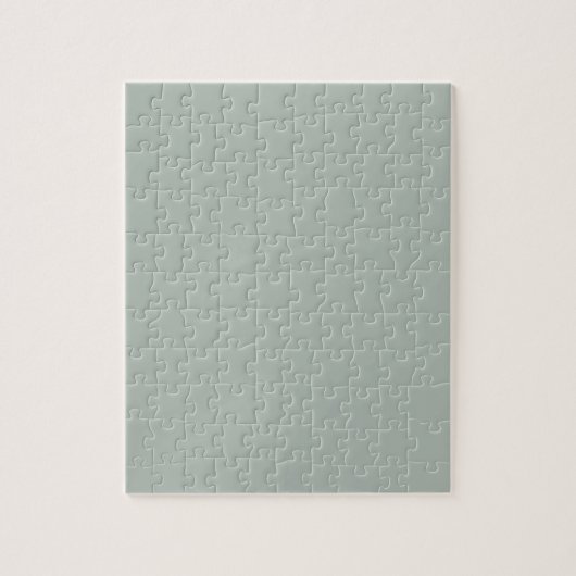 Asche grau (Vollfarbe) Puzzle (Vertikal)