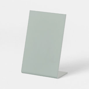 Asche grau (Vollfarbe) Sockelschild