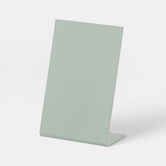 Asche grau (Vollfarbe) Sockelschild (Vorderseite)