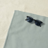 Asche grau (Vollfarbe) Strandtuch (Beispiel)