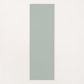 Asche grau (Vollfarbe) Yogamatte (Vorderseite)