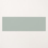 Asche grau (Vollfarbe) Yogamatte (Vorderseite (Horizontal))