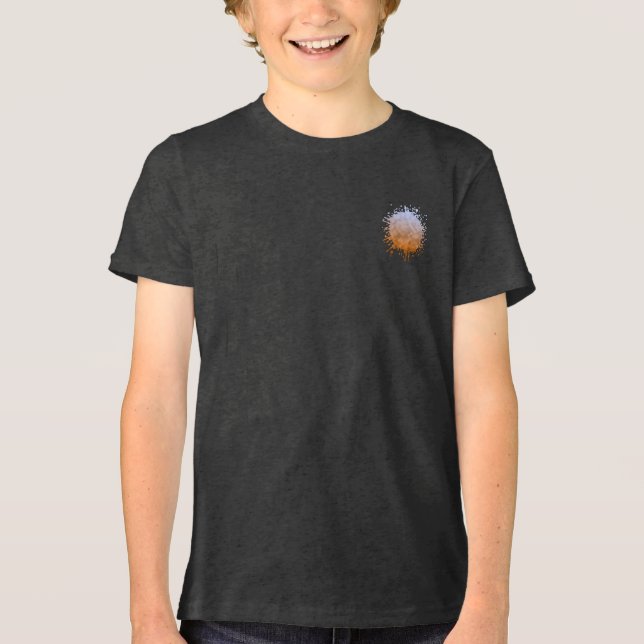 Asche in Aurora Tri-Blend Shirt (Vorderseite)