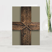 Asche Mittwoch Copper Cross Psalm 13:5 Karte (Vorderseite)