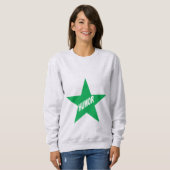 Asche-SPASS-STAR für Frauen-Basic-Sweatshirt Sweatshirt (Vorne ganz)
