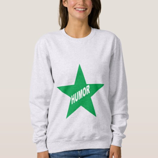Asche-SPASS-STAR für Frauen-Basic-Sweatshirt Sweatshirt (Vorderseite)