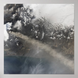 Asche und Dampf weiter abgeben Poster