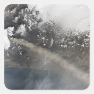 Asche und Dampf weiter abgeben Quadratischer Aufkleber