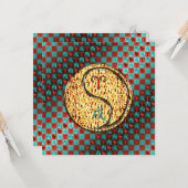 Äsche und Feuerhunde Karte (Vorderseite/Rückseite Beispiel)