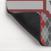 Asche und Glut Argyle-Mausepad Mousepad (Ecke)